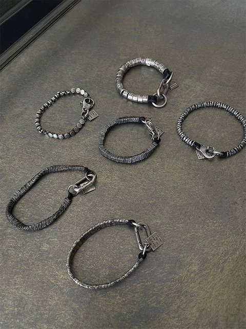 ZHUHE Armband, Edelstahl, Silber, Unisex - Bild 1