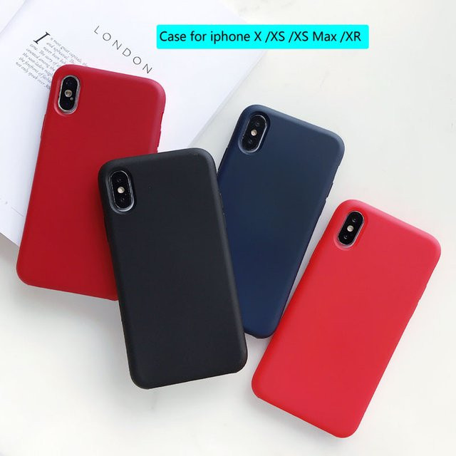 Ricesestate Silikon Schutzhülle für iPhone X, XR, XS und XS Max in Weiß - Bild 1