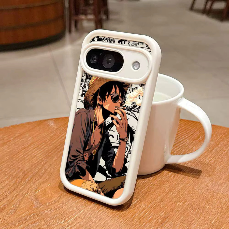 Handyhülle mit Luffy Augen-Design und Umhängeband für Xiaomi Redmi Note 15 14 13 12S 11S 11T 10 Pro Plus Max, mehrfarbig - Bild 2