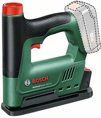 Bosch UniversalTacker 18V-14 Akkutacker in Grün/Schwarz mit 1000 Klammern und Papierabstandshalter - Bild 1
