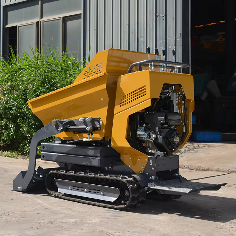 Mini-Dumper Raupen-LKW mit hoher Spitze in Gelb von nicosail - Bild 4