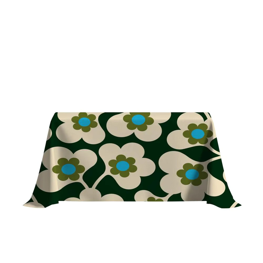 Orla Kiely Blumentischdecke Retro Floral in Schwarz und Multicolour, rechteckig, schmutzabweisend und leicht abwischbar - Bild 4