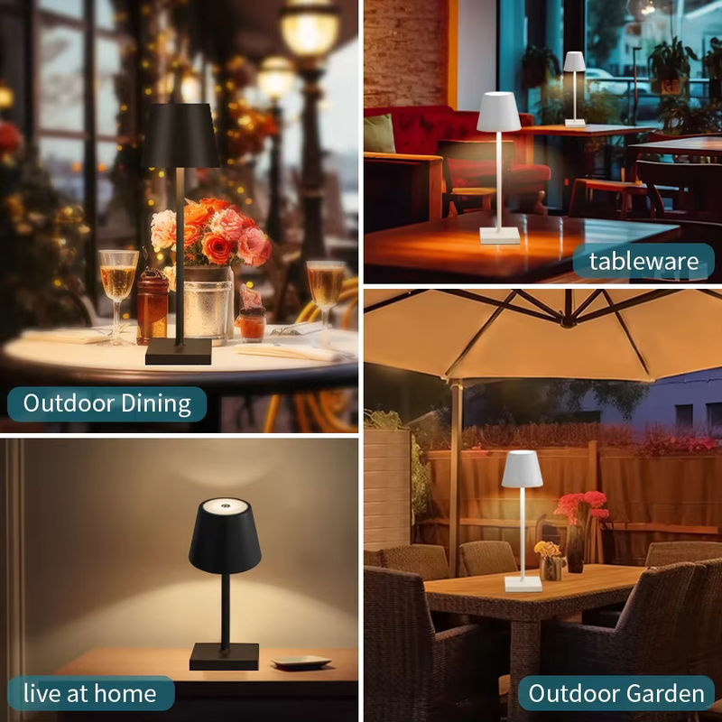 AVACOM LED-Schreibtischlampe in Schwarz, wiederaufladbare kabellose Tischlampe mit Touch-Funktion und dimmbarer Lichtstärke für Wohnzimmer und professionelle Bereiche, B/T/H: 38,0 x 11,0 x 1,0 cm - Bild 6