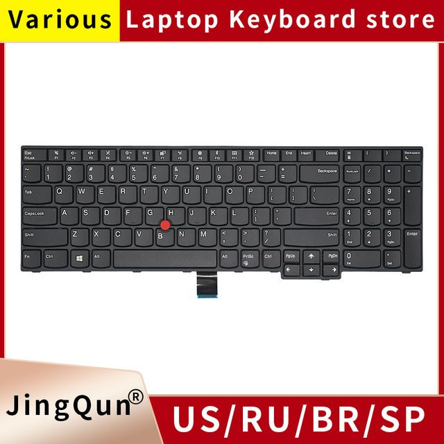 Beleuchtete Lenovo Notebook-Tastatur in Schwarz für ThinkPad T540 T540P T550 T560 P50S L540 L560 L570 W540 W541 W550S E540 E531 - Bild 1