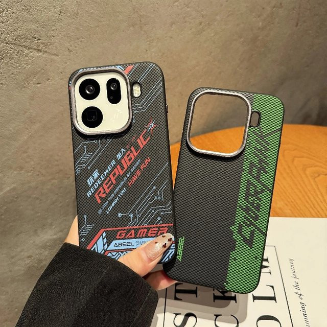 Schutzhülle aus Kevlar und Carbon Fiber für OPPO Find X9 Pro, Magnetisches Wireless Charging, Schwarz, Stoßfest und Anti-Fall Design - Bild 1
