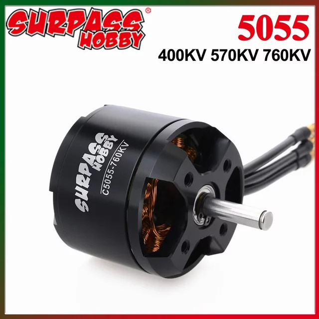 SURPASS HOBBY C5055 Bürstenloser Motor, Metall, Schwarz - Bild 1