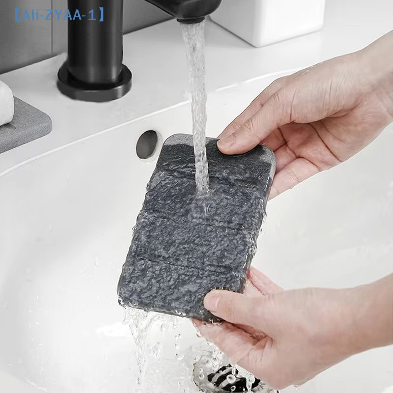 JETTING Seifenschale aus Kieselalgen-Schlamm, saugfähige Seifenmatte für das Badezimmer, rechteckiger Seifenhalter in Weiß und Grau - Bild 2