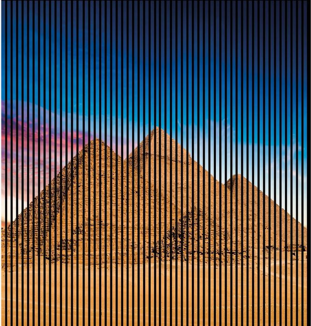 FN Acustico Akustikplatte Pyramiden aus PET und MDF in Bunt, B/H: 2.253 x 2.400 mm, Tiefe: 19 mm - Bild 1
