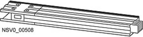 Siemens Schienenkasten BVP:261492 BD2A-3-400-SO-3 aus Aluminium in Lichtgrau mit 205mm² und 400A bei 690 V/AC - Bild 1