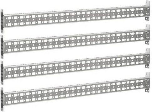 Hager FZ816Q Querprofil aus Stahl in Silber, L x B x H: 1500 x 34 x 93 mm - Bild 1