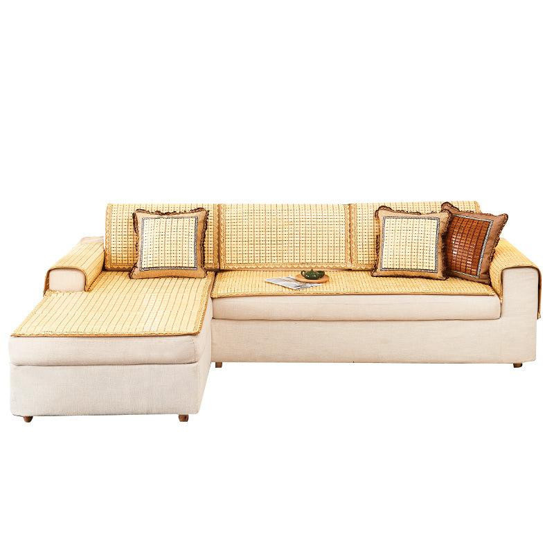 JINGYUE Pet Sommer Bambusmatte Rutschfestes Kühlpad für das Sofa B/B: 50 x 50 cm - Bild 1