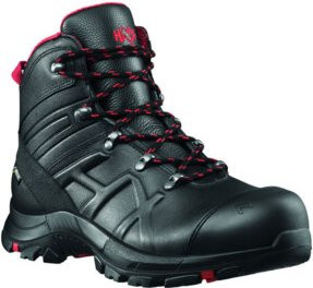 HAIX Sicherheitsstiefel BLACK EAGLE 54 MID S3 aus Leder in Schwarz-Rot, Größe 39 - Bild 1