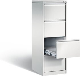 C+P Karteischrank Acurado in Lichtgrau, H x B x T: 135,7 x 43,3 x 59,0 cm - Bild 1
