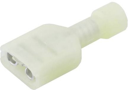 Molex 190030073 Flachsteckhülse in Gelb und Transparent mit einer Steckbreite von 6,35 mm und einer Steckdicke von 0,81 mm - Bild 1