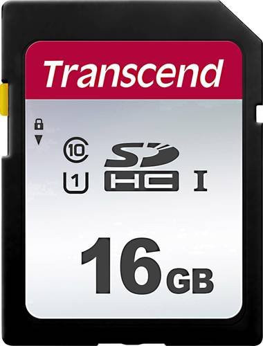 Transcend Premium 300S SDHC-Speicherkarte 16GB Class 10 UHS-I in Schwarz - Bild 1
