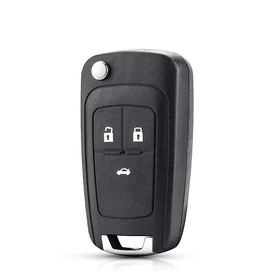 KEYYOU 8er Set Fernbedienung Auto Schlüssel Shell in Schwarz für Chevrolet Cruze Epica Lova Camaro Impala sowie Opel Astra J Corsa E Insignia Zafira C - Bild 2