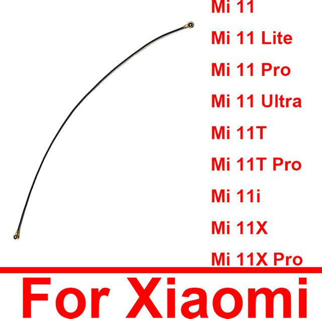 Xiaomi Signal Antenne und WiFi Flex Kabel in Schwarz für Mi 11, 11T Pro, Mi 11 Ultra, Mi 11i und Mi 11X Pro zur Reparatur - Bild 1