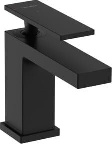 Hansgrohe Einhebel-Waschtischarmatur Tecturis E in Matt Schwarz mit Pop-up-Abfluss und 122 mm Ausladung - Bild 1