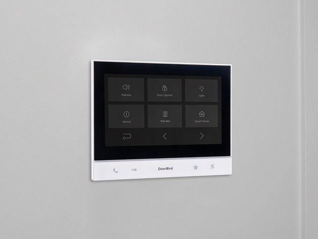 DoorBird A1103 IP Video Innenstation mit 7 Zoll IPS Touch-Display in Weiß und Schwarz - Bild 1