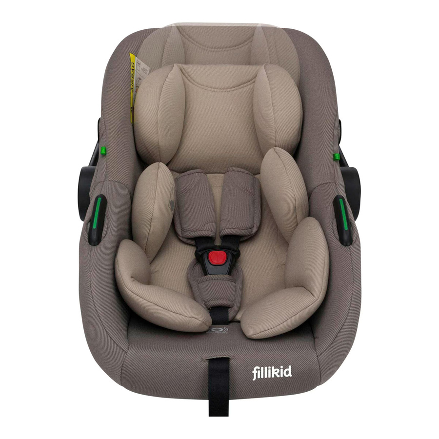Fillikid Babyschale Neo SL mit Isofix-Basis in Sand/Beige nach i-Size Standard - Bild 2