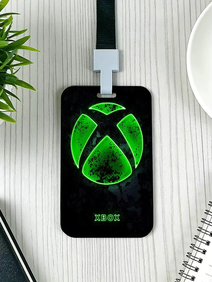 X-Xbox Game Nackenband mit transparentem Ausweishalter und robuster Kartenhülle aus Kunststoff für Mitarbeiter und Professionals - Bild 5