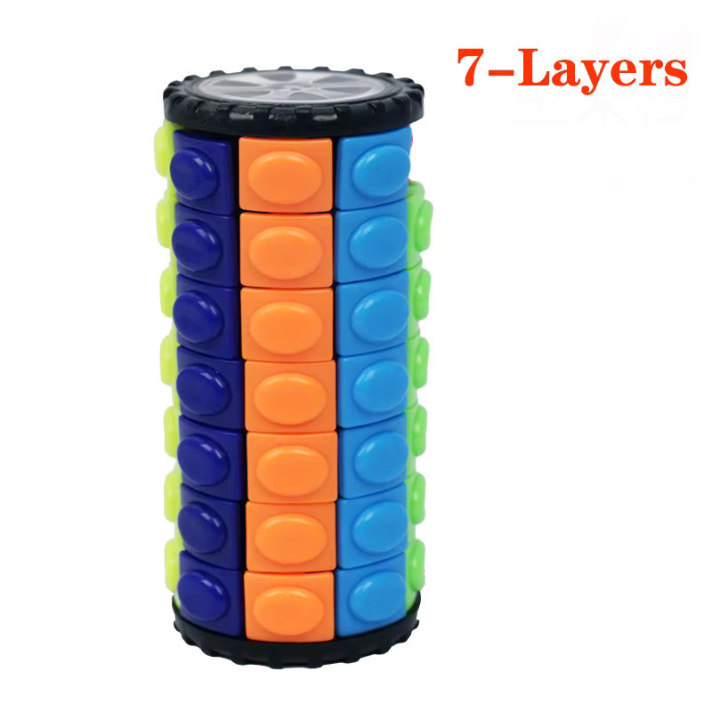 soulbao 3D Rotierender Zauberwürfel Puzzle, Bunt / Mehrfarbig - Bild 5