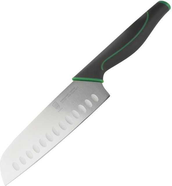 Fackelmann Santokumesser Bonn in Schwarz-Grün aus Edelstahl mit Kunststoffgriff, Länge: 16 cm - Bild 1