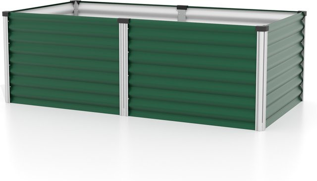Vitavia Hochbeet Linus 630 in Seegras/Grün aus Aluminium, B/T/H: 96 x 188 x 63 cm - Bild 1
