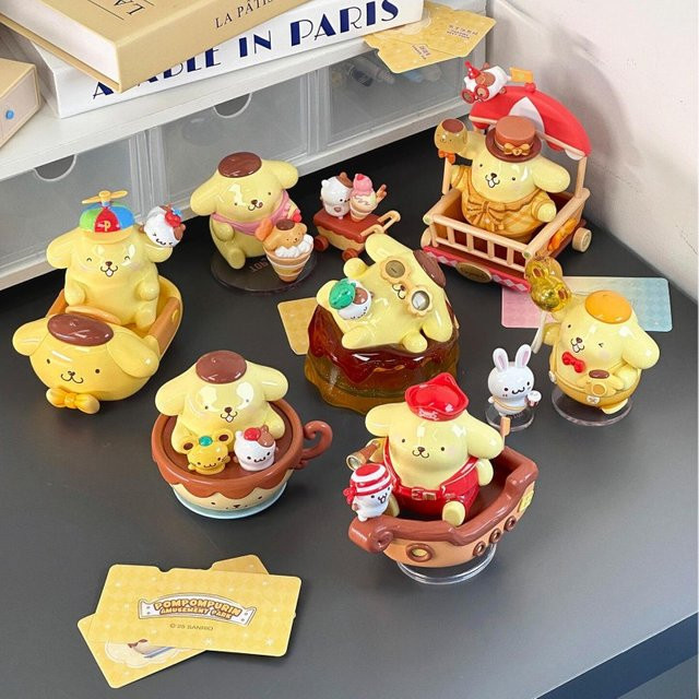 Sanrio Pompompurin Vergnügungspark Blind Box, Figur, Einzelfigur - Bild 1