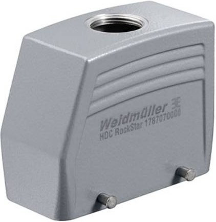 Weidmüller Steckergehäuse HDC 40D TOBU 1PG29G 1656650000 in Grau aus Edelstahl - Bild 1