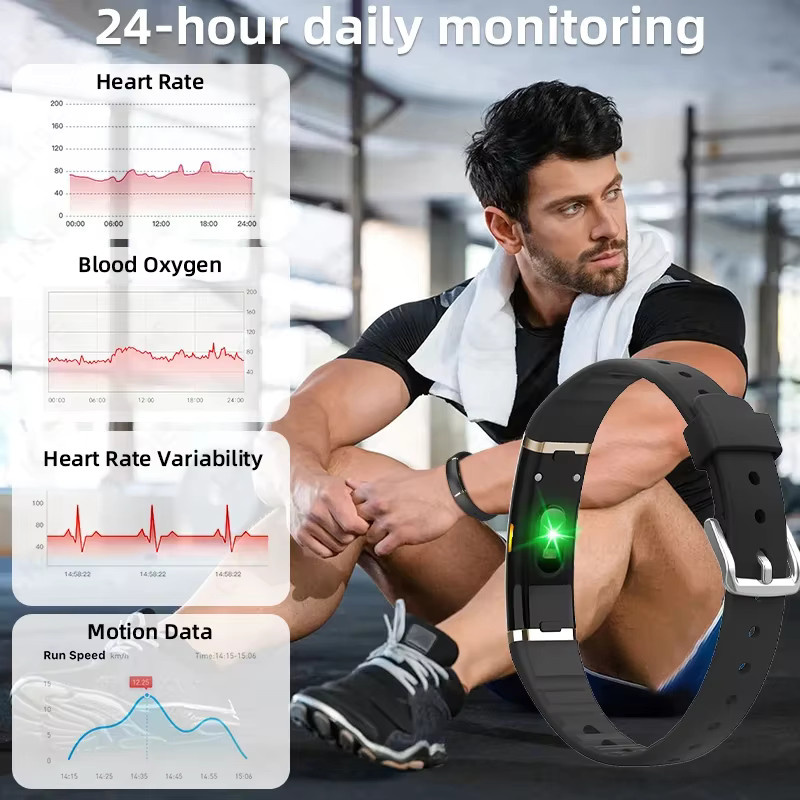 LIGE Fitness Tracker Smartband in Schwarz mit Herzfrequenz- und Schlafüberwachung, wasserdicht, kompatibel mit Android und iOS - Bild 3