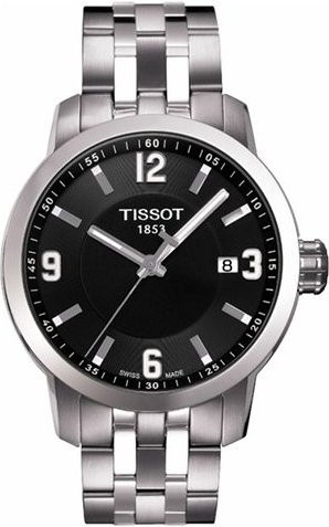 Tissot Armbanduhr, Quarz, Edelstahlgehäuse, 39 mm, Edelstahlarmband, Herren - Bild 1