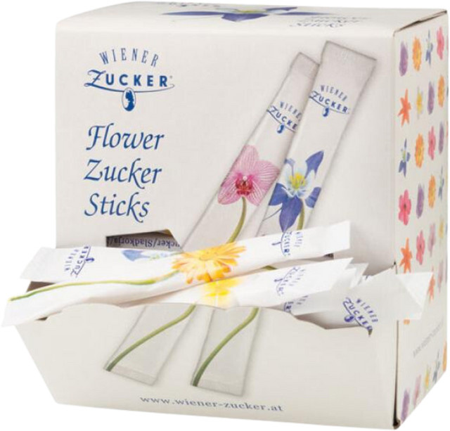 Wiener Zucker Flower Zuckersticks 125 x 4 g - Bild 1