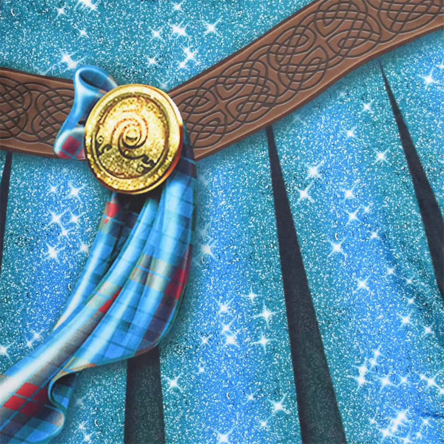 ollobebe Mädchen Brave Kostüm Set, Blau Grün, Fantasy, Set / Bundle - Bild 4