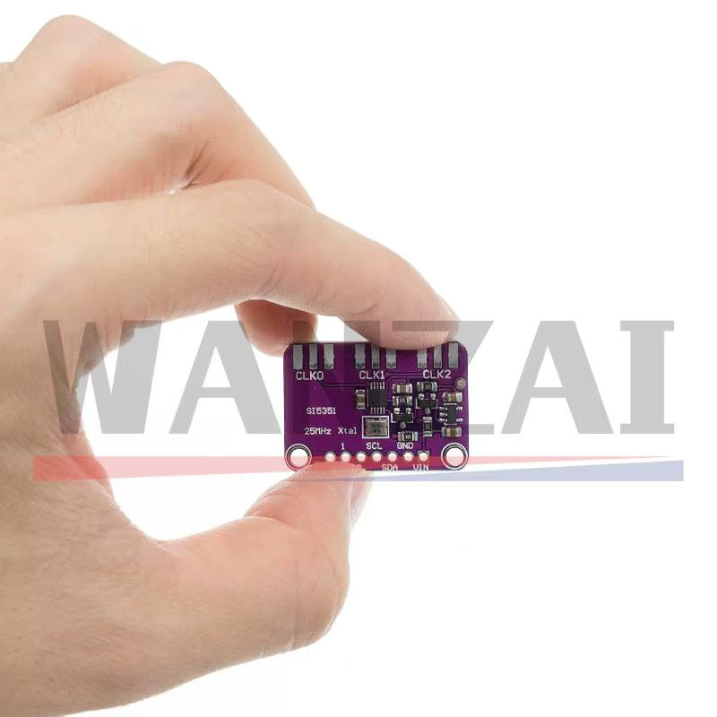 CJMCU-5351 Si5351A I2C Takt Generator Breakout Board Modul Signal Generator 8KHz-160MHz für Arduino, Lila - Bild 3