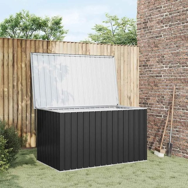 Gartenbox Furnicato in Anthrazit aus verzinktem Stahl, B/T/H: 171 x 99 x 93 cm - Bild 1