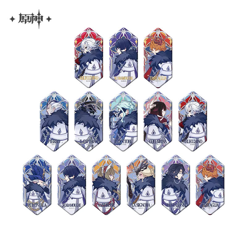 MiHoYo Genshin Impact Fatui Abzeichen Blind Box, Sammlerdekoration - Bild 3