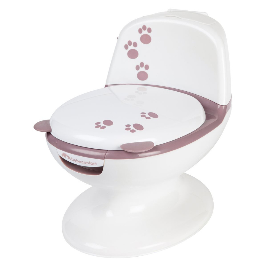 bebeconfort Mini-Toilette mit Spültaste und Spülgeräuschen in Pink - Bild 1