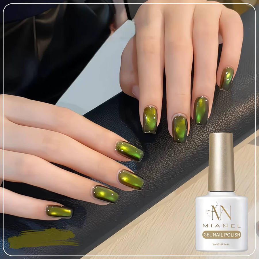 MIANEL Amber Tea Gel-Nagellack, 10 ml, Schimmernd - Bild 2