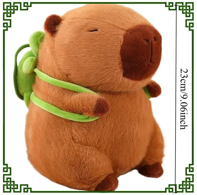 Capybara Plüschtier Set, Mama mit 4 Baby Capybara, Puppe, Kuscheltier, ab 6 Jahren - Bild 1