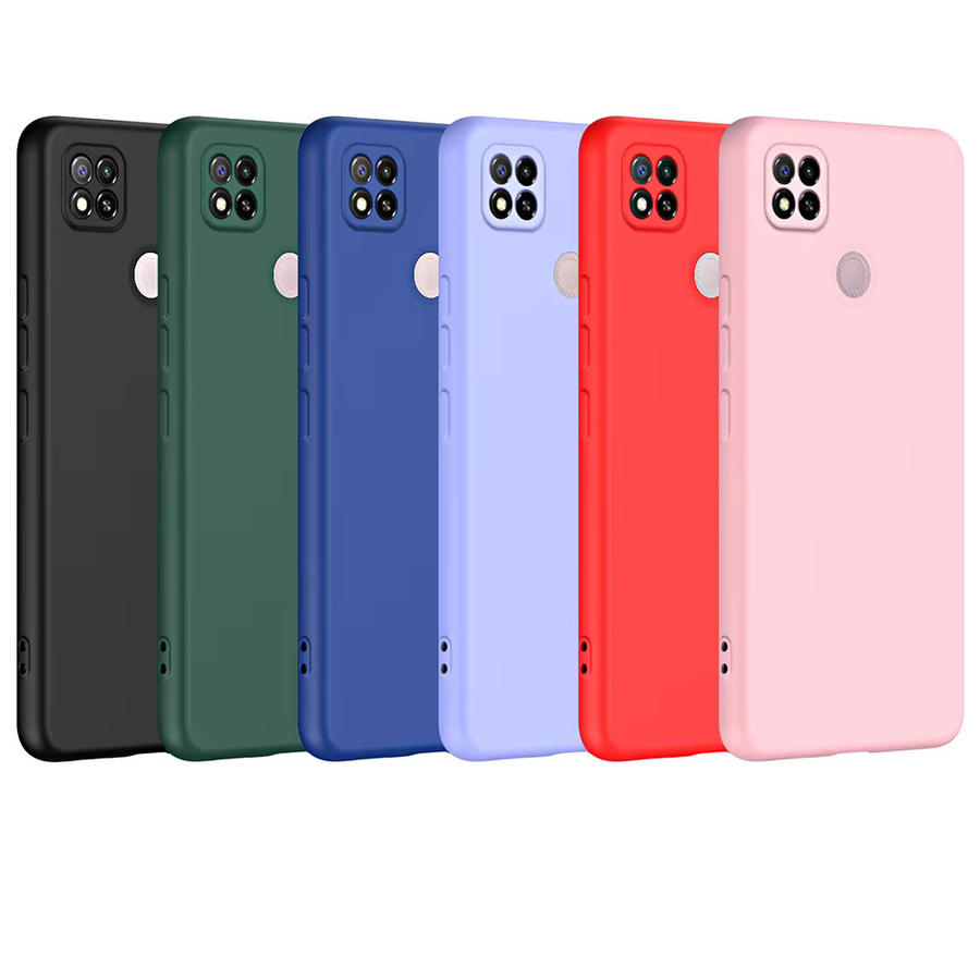 Flüssiges Silikon Softcase Handyhülle für Xiaomi Redmi Note 10 11 12 Pro Plus 5G sowie Redmi 9A 9C 10C 12C 13C in Blau und Lila - Bild 7