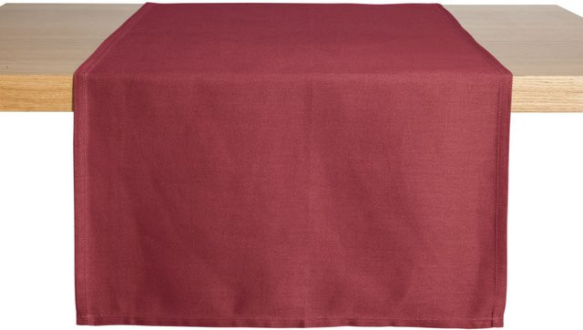Erwin M. Tischläufer Palermo, 6er Pack, Baumwolle, Rot, B: 40 cm, L: 130 cm - Bild 1