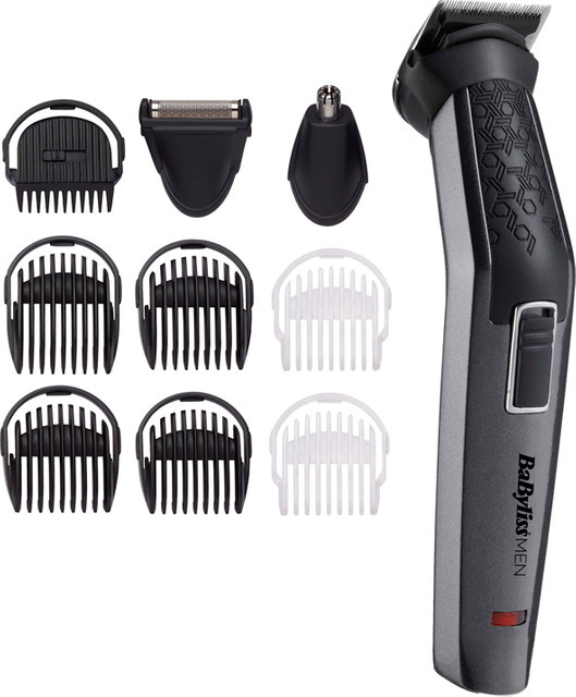 Babyliss Carbon Titanium Multi Trimmer, Herren, Schwarz-Silber - Bild 1