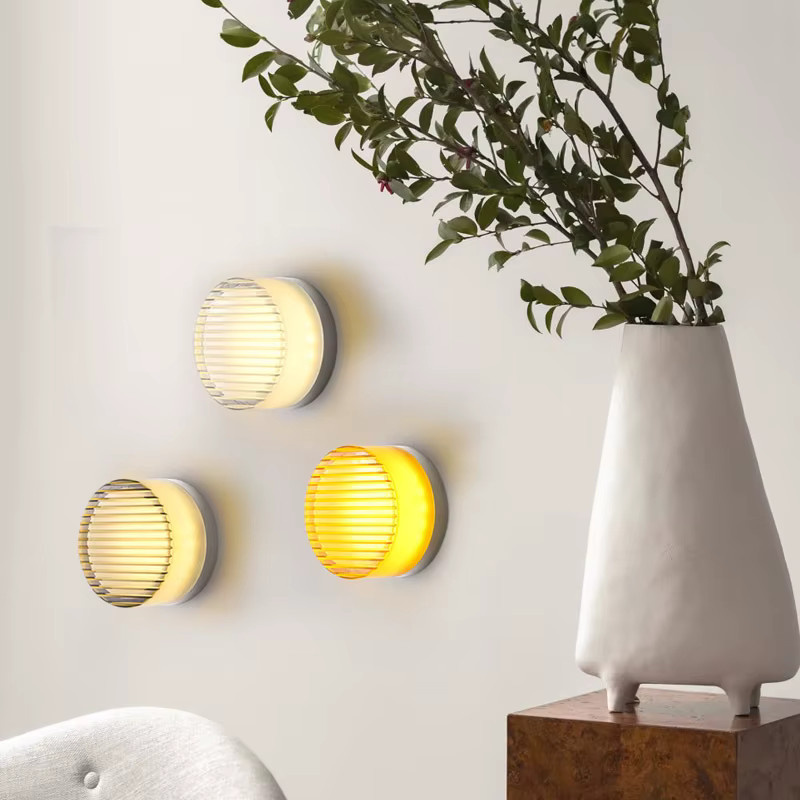 CETANT Nordic LED Wandlampe in Weiß mit warmweißem Licht für Schlafzimmer und Flur - Bild 2