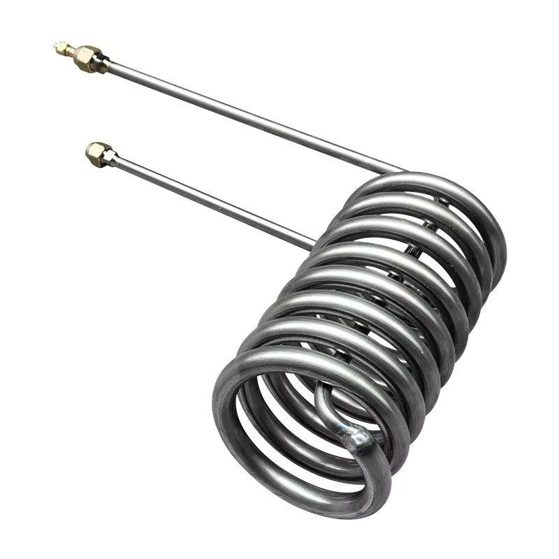XMSJ Titan-Rohr-Spulenverdampfer als Wärmetauscher für Aquarium und Fischbecken, Farbe: Silber - Bild 2