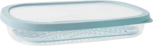 Mömax Aroma Slice Saver Frischhaltedose aus Kunststoff, Hellblau, 1,5 l - Bild 1