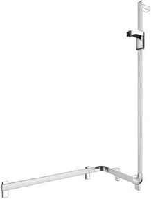 Keuco Duschhandlauf AXESS AL si-el/vc in gebürstetem Nickel, Winkelarm, Wandmontage - Bild 1