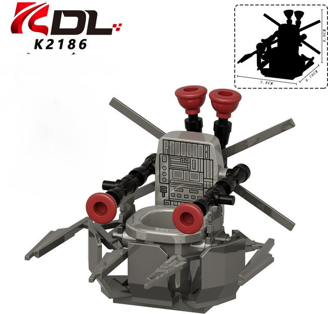 KDL826 Skibidi Toilet Bausteine Detainer Astro Titan TVman Figur - Bild 1