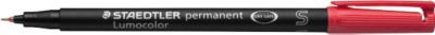 Staedtler Lumocolor permanent S DRY SAFE 313 Permanentmarker 4er-Set Multicolor Rot, Blau, Grün, Schwarz - Bild 2