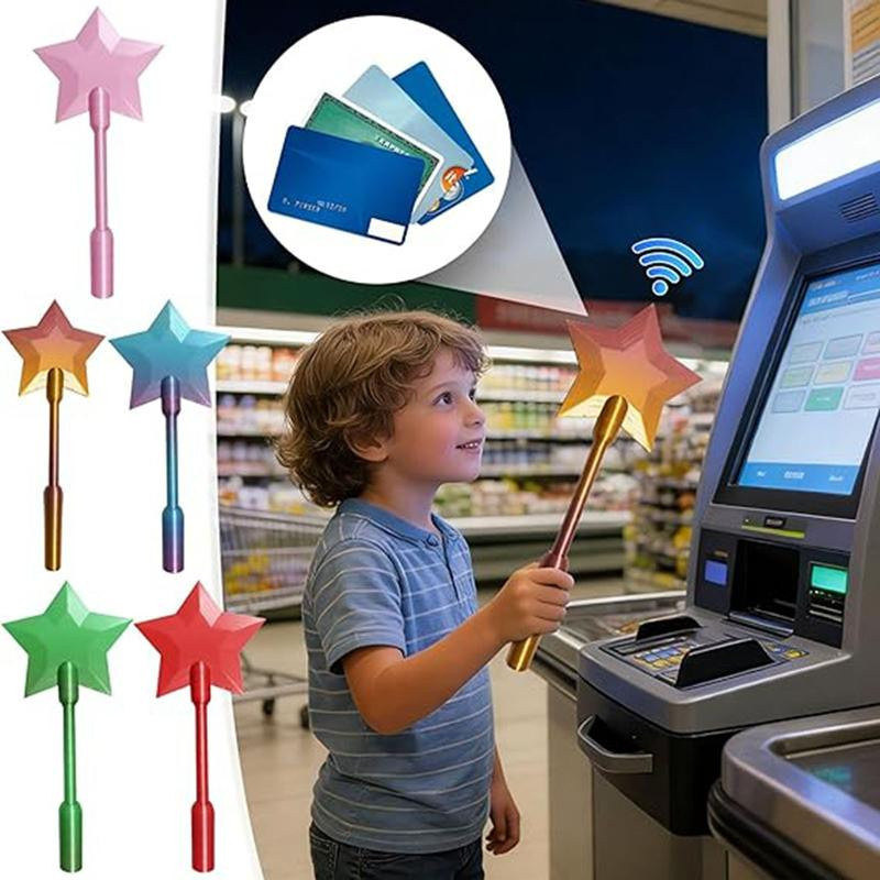 Yiran toy 1 3D-gedruckter Zauberstab-Tap-to-Pay-Kreditkartenhalter - Bild 2
